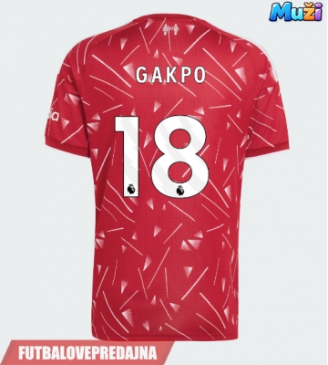 Lacne Muži Futbalové dres Liverpool Cody Gakpo #18 2026-27 Krátky Rukáv - Domáci